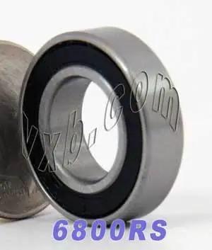 ตลับลูกปืน 6800RS - ตลับลูกปืนแบบปิดผนึก ขนาด 10x19x5mm