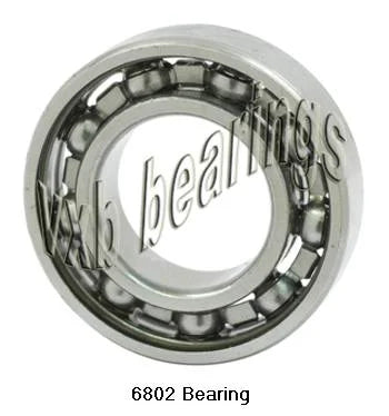 ลูกปืนเม็ดกลมพรีเมียม 6802 - ร่องลึก 6802 15x24x5mm