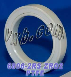 6806-2RS đầy đủ bằng gốm kín mang 30x42x7 ZRO2