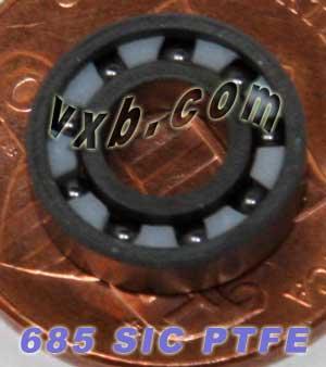 685 FULL GERAMIC Vòng bi silicon cacbua 5x11x3 sic Vòng bi thu nhỏ
