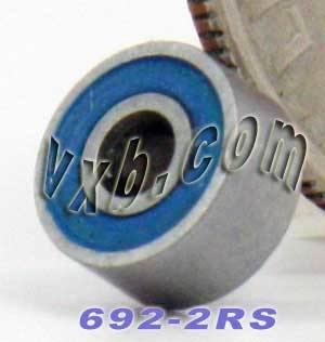 ตลับลูกปืนบอล 692-2RS - ปิดผนึก - ขนาดเล็ก - 2x6x3mm