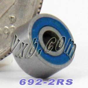 ตลับลูกปืนบอล 692-2RS - ปิดผนึก - ขนาดเล็ก - 2x6x3mm