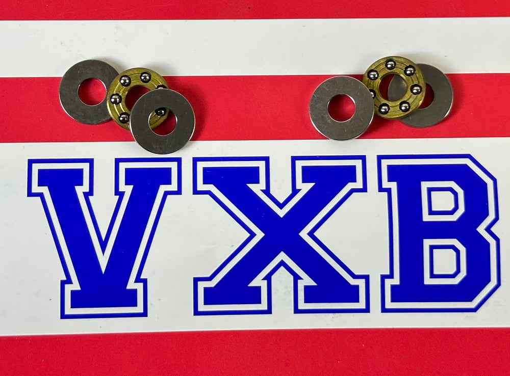 2-Pack 5x12mm Thrust Ball Bearings - 5x12x5mm - Miniature