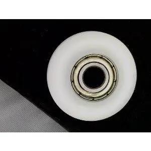 6mm Bore Bearing - 26mm Round Nylon Track Roller Bearing 6x26x7.5mm