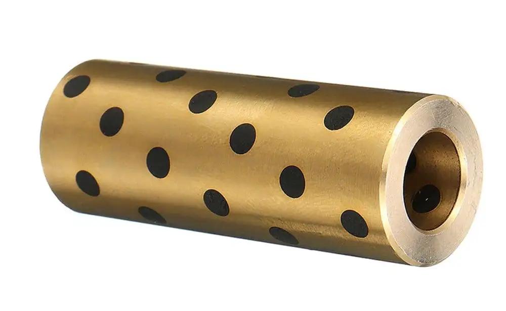 6mm self lubricating Graphite Brass Bushing Sleeve Oilless Bearing 6x12x35mm