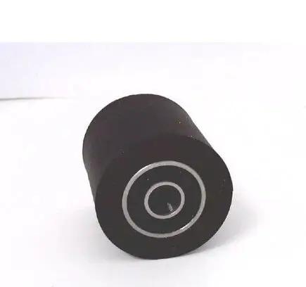 PU8x30x20-2RS Sealed Bearing - Black Polyurethane Tire 8x30x20mm