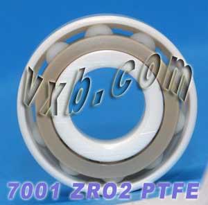 7001 การติดต่อเชิงมุมแบริ่งเซรามิกเต็ม 12x28x8mm