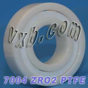 7004 การติดต่อเชิงมุมแบริ่งเซรามิกเต็ม 20x42x12 มม.