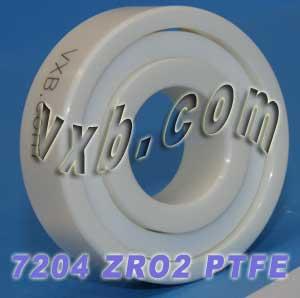 7204 การติดต่อเชิงมุมแบริ่งเซรามิกเต็ม 20x47x14 มม.