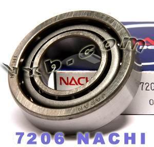 7206 NACHI ANGULAR CONCTIVE C3 Bearing - 30x62x16 มม. - ญี่ปุ่นทำ