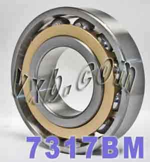 7317bm Angular Bearing Bearing Bronze Cage 85x180x41