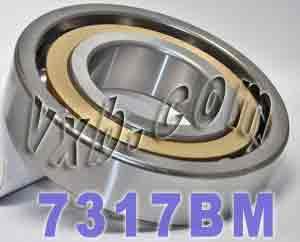 7317bm Angular Bearing Bearing Bronze Cage 85x180x41