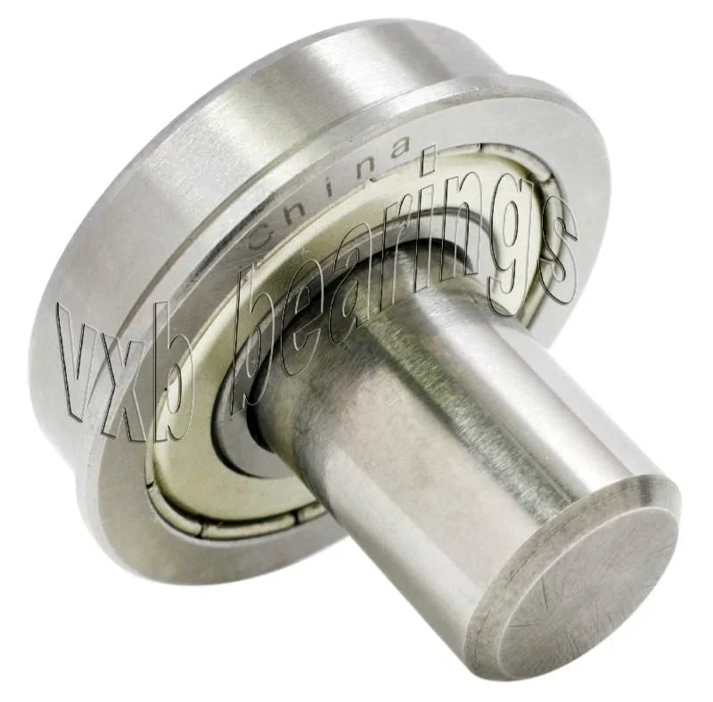 7/8" Flanged Bearing - 3/8 diameter integrated 1 1/4 Axle