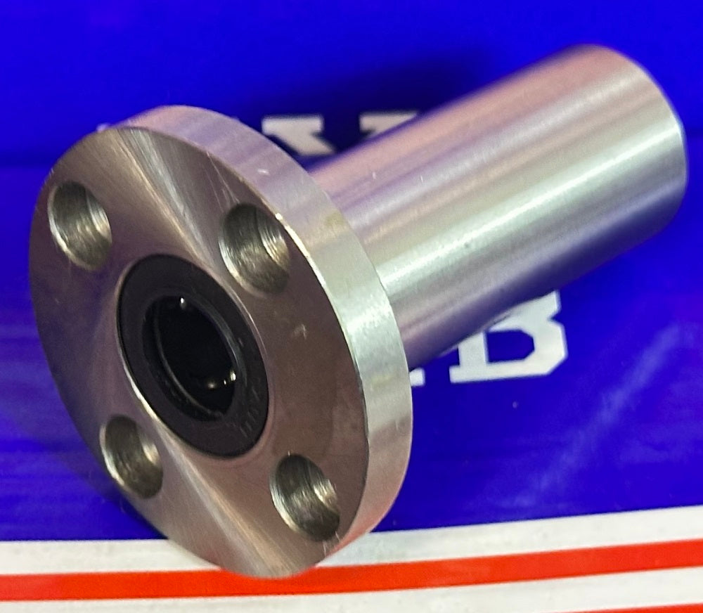 12mm ronde geflensde lange bus lineaire beweging LBF12LUU