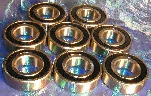 8-Pack 6205-2RS Bearings 25x52x15 มม. ปิดผนึก
