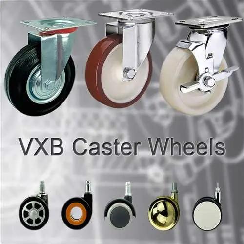 8"inch Heavy Duty Caster Wheel 661 Lbs - Heavy Duty Top Plate Mount