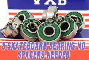 8 Skateboard Extended Bearing - Built-in Spacers