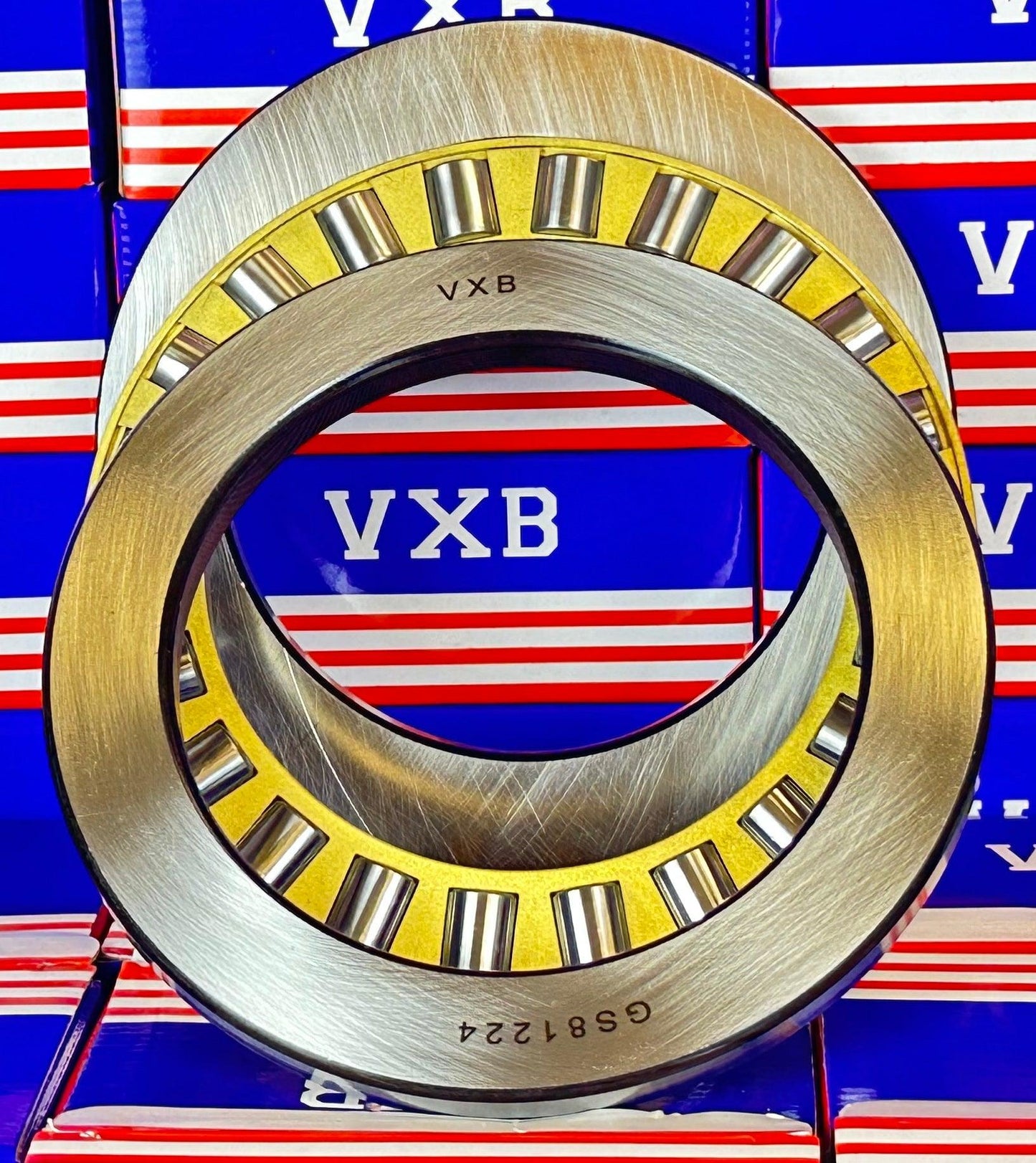 81224M Cylindrical Roller Thrust Bearing 120x170x39mm - Bronze Cage