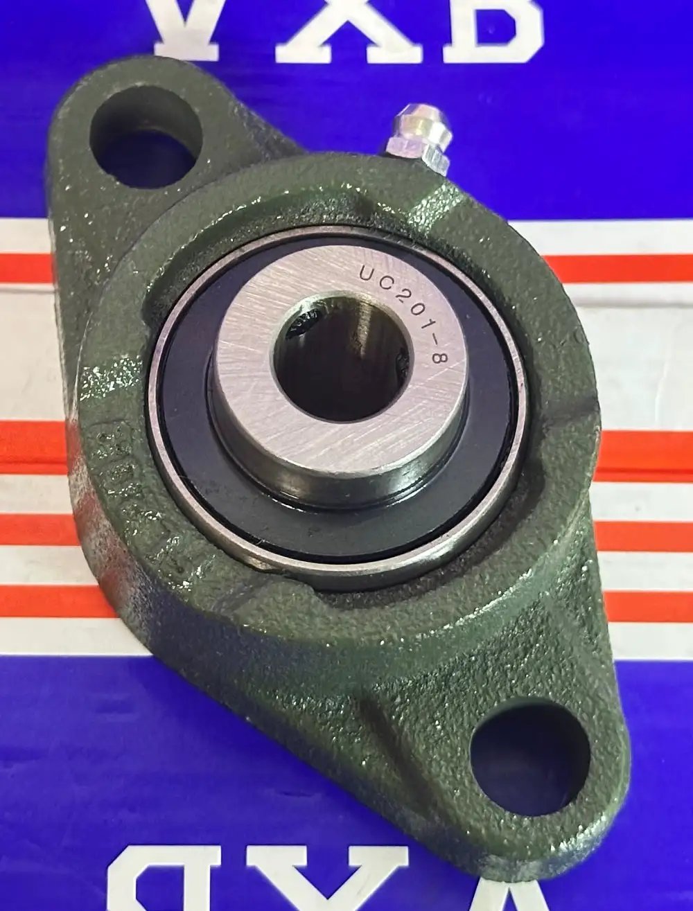 1/2 แบริ่ง UCFL201-8 + 2-Bolt Flanged Cast Hould