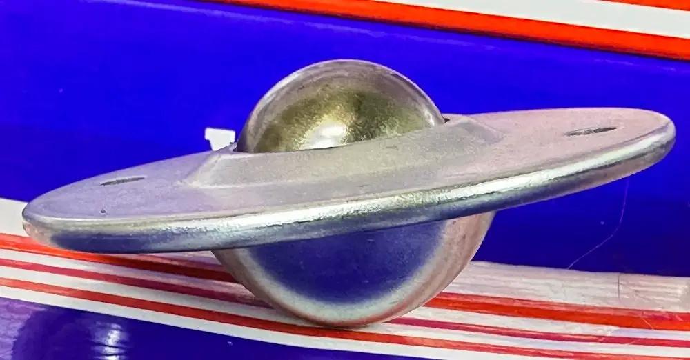 2 Holes Flange Ball Transfer Unit 1" Bore Mounted Surface Bearing