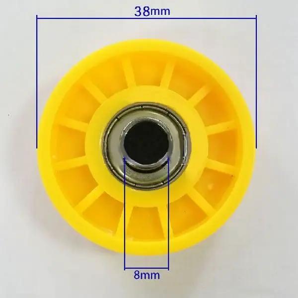 8x38mm Plastic Wheel Roller Conveyor Gravity Slide Bearing
