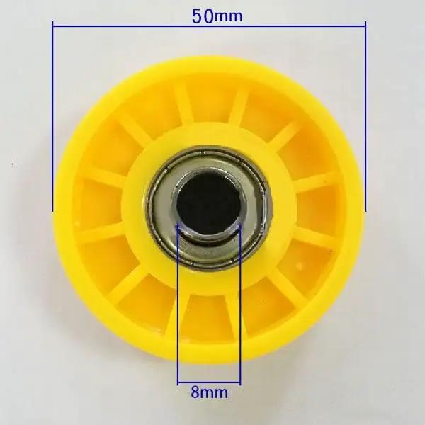 8x50mm Plastic Wheel Roller Conveyor Gravity Slide Bearing