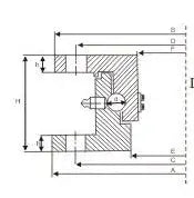 9 Ton Heavy Duty 40 inch Diameter Large Turntable Bearing