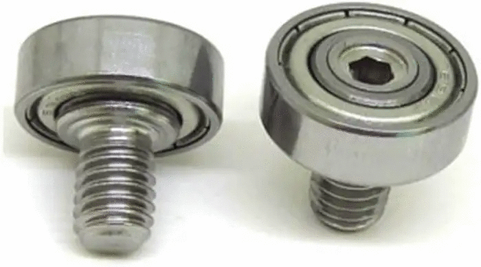 Cam Follower 5x14x5mm Ball Bearing - M4 Threaded Bolt