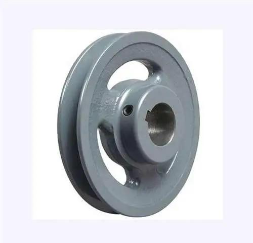 BK60-3/4" Bore Solid Pulley - OD 6" for V-belts cast iron size 4L, 5L