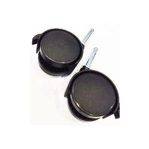Black Plastic Chair 2" Caster - Stem
