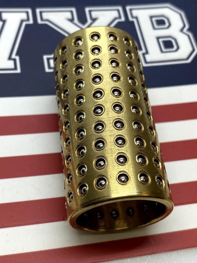 Brass Die Parts Ball Bearing Cage Bushing Sleeve 25x31x60mm