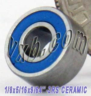 Vòng bi được niêm phong bằng gốm 1/8 "x 5/16" x 9/64 "thu nhỏ