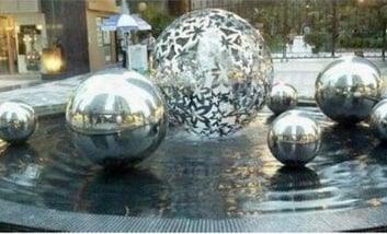 Christmas Decoration 8" Stainless Steel Mirror Shiny Ball