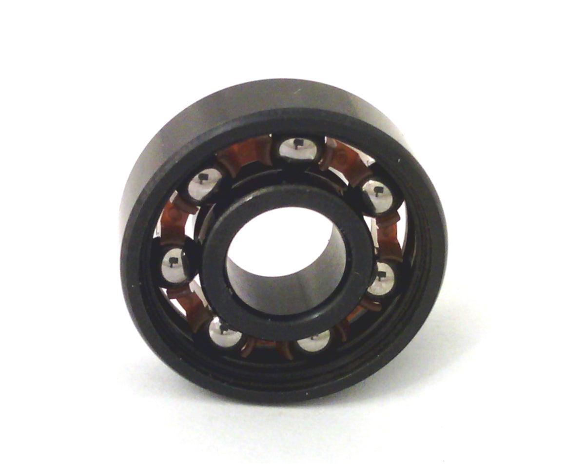 Chrome Steel 608B Miniature Open Ball bearing - Nylon Cage 8x22x7mmm