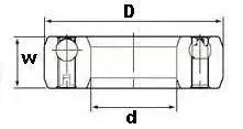 CSK17PP-2RS One-Way Bearing Sealed Sprag Freewheel Clutch Bearing