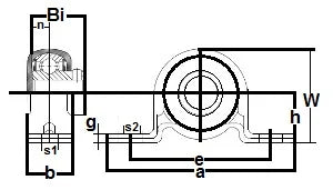 FHPPZ207-20-IL Pillow Block Pressed Steel 1-1/4" Bearing