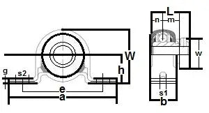FHPRZ205-14-IL Pillow Block Cushioned Pressed 7/8" Bearing