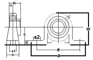 FHPW206-20G Pillow Block Cast Iron 1-1/4" Bearing