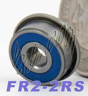 แบริ่ง FR2-2RS หน้าแปลนหน้าแปลน 1/8 "x 3/8" x 5/32 "แบริ่ง