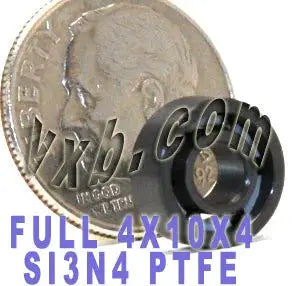 4x10mm Full Ceramic Ball Bearing Si3N4 4x10x4mm