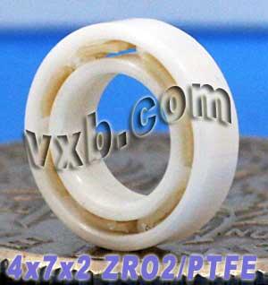 แบริ่งเซรามิกเต็ม 4x7x2 ZRO2 เซอร์โคเนียมออกไซด์