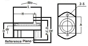 GMT10WUU NB 10mm Two Side Cut Double Wide Flange Motion Linear Bearing