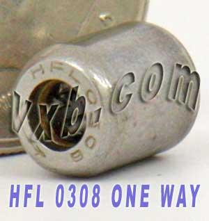 HFL0308 ตลับลูกปืนเข็มเดียว/คลัตช์ 3x6.5x8mm ขนาดเล็กขนาดเล็ก