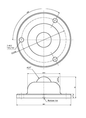 IA-19R IGUCHI Light weight Aluminum AC7A Ball Transfer