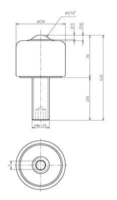 IGUCHI made in Japan IS-10SN Stainless Steel Machined Stud Mount Ball Transfer