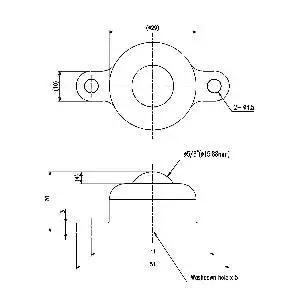 IP-16U1W 6.5 lbs Load Capacity UHMWPE Ball Transfer Unit Made in Japan