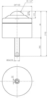 IS-38SN Stainless Steel Ball Transfer IGUCHI - Made in Japan