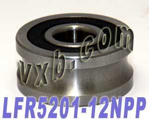 LFR5201-12NPP 12 mm ID x 35 mm U-groove Track łożyska