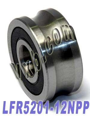 LFR5201-12NPP 12 mm ID x 35 mm U-groove Track łożyska