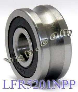LFR5201NPP Roulement à rouleaux de piste à gorge en U 12mm ID x 10mm